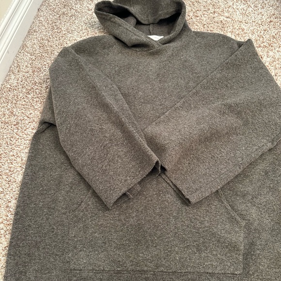 NWOT ZARA Knit Oversized Hoodie Sweater - Picture 9 of 13